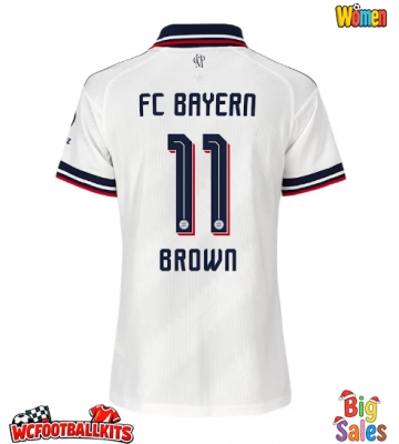 Bayern Munich Nathaniel Brown #11 Replica Away Stadium Shirt for Women 2026-27 Short Sleeve